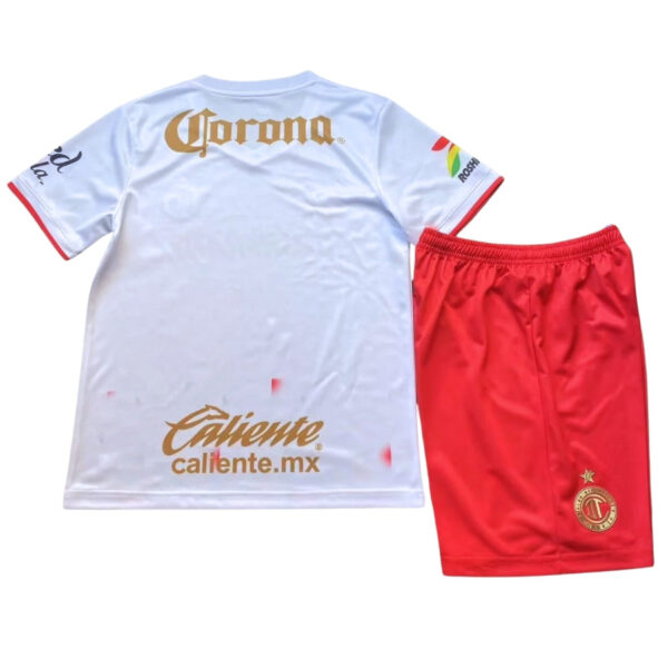 Kids Kit Deportivo Toluca Away Fan Jersey 2025/26 - Imagem 2