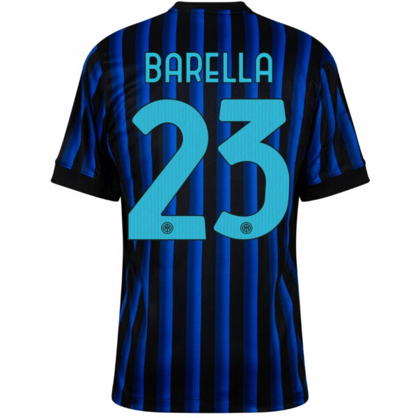 Inter Milan Home Barella 23 Home Fan Jersey 2025/26 - Imagem 2