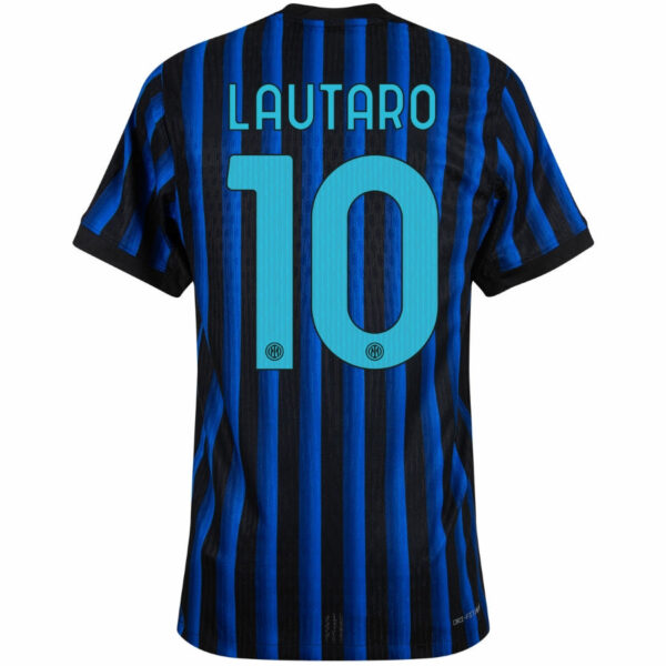 Inter Milan Home Lautaro 10 Home Fan Jersey 2025/26 - Imagem 2
