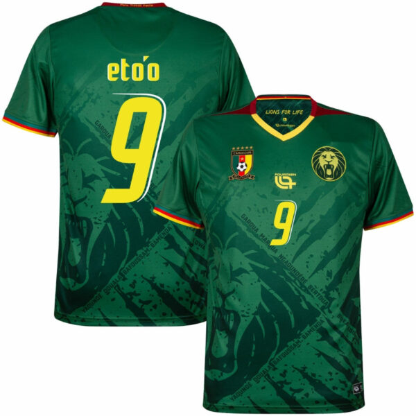 CopiadeTextodoseuparagrafo-2025-09-10T202747.488 Cameroon Home Eto'o 9 Fan Jersey 2025/26 - Imagem 1