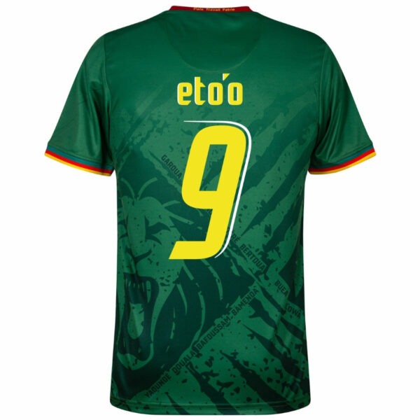 Cameroon Home Eto'o 9 Fan Jersey 2025/26 - Imagem 2
