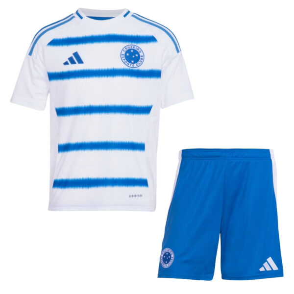 CopiadeTextodoseuparagrafo_39 Kids Kit Cruzeiro Away Fan Jersey 2025/26 - Imagem 1