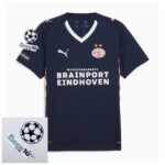 PSV Away Fan Jersey 2025/26 Patches UCL + 10th Anniversary UEFA.