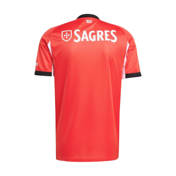 Benfica Home Fan Jersey 2025/26 Patches UCL + 10th Anniversary UEFA. - Imagem 2
