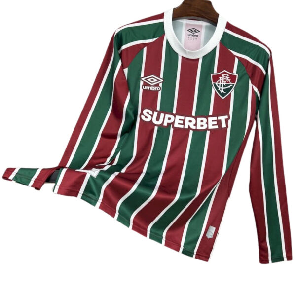 Fluminense Home Fan Jersey Long Sleeve 2025/26 - Imagem 1