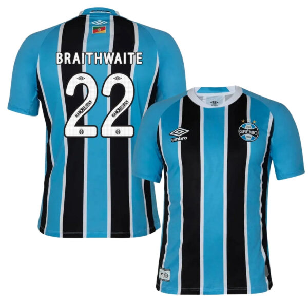 Gremio Home Braithwaite 22 Fan Jersey 2025/26 - Imagem 1