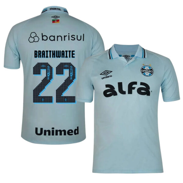 Gremio Away Braithwaite 22 Fan Jersey 2025/26 - Imagem 1