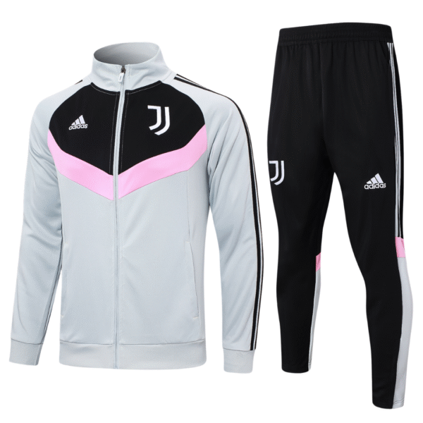 Kit Juventus Long Zipper Grey - Imagem 1