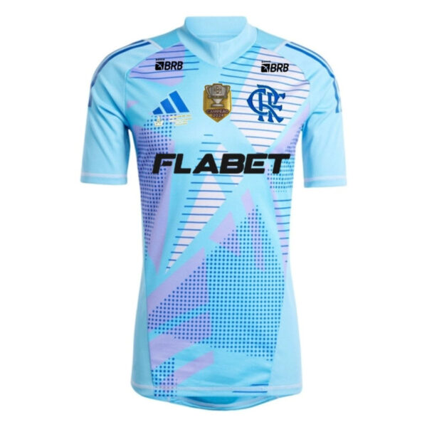 Flamengo GK Fan Jersey 2025/26 Patch Campeon 2024 - Imagem 1