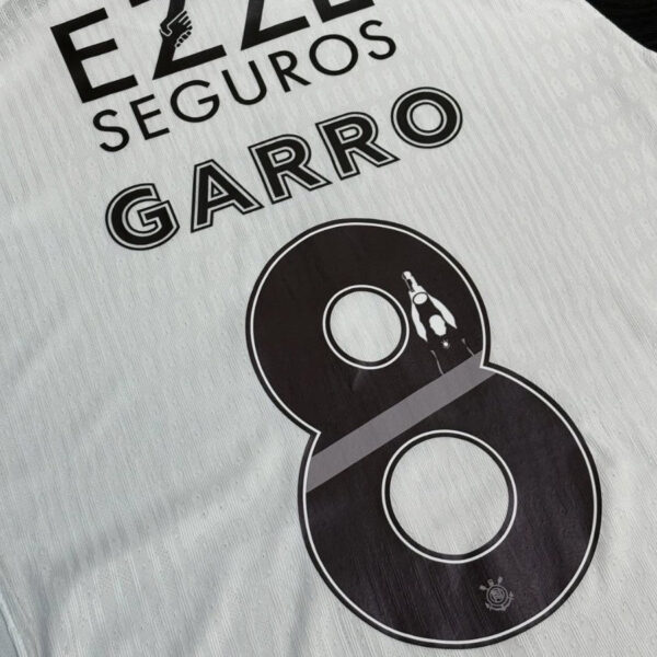 Corinthians Home AUTHENTIC PLAYER  2025/26 Full Sponsor (Official Printing) - Imagem 4