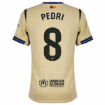 Barcelona Away Pedri 8 Fan Jersey 2025/26 Official Printing (La Liga) - Imagem 2