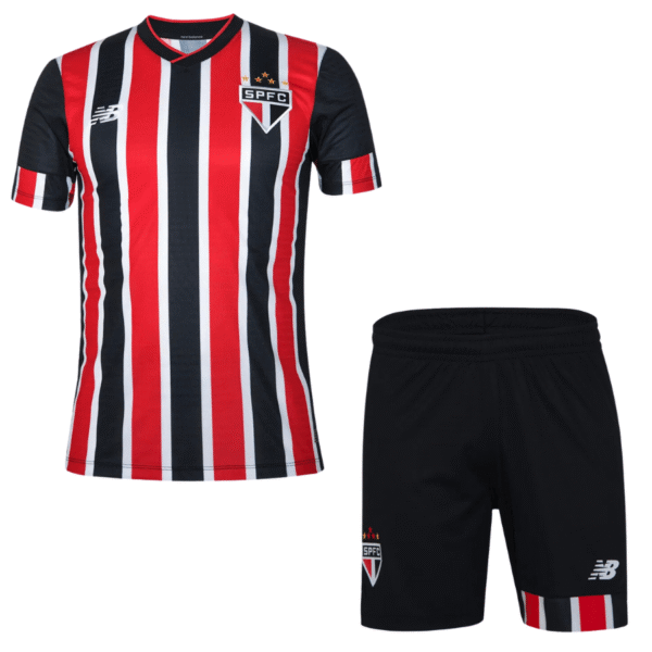 Kids KIT São Paulo Away Jersey 2024/25 - Imagem 1