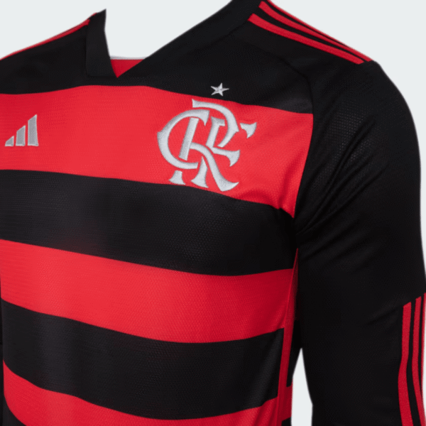 Flamengo Home Long Sleeve Jersey 2024/25 - Imagem 3