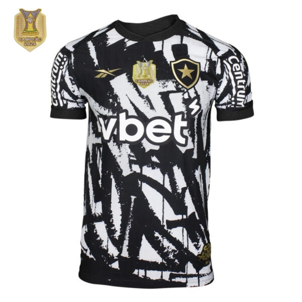 Designsemnome_66 Botafogo Fourth Fan Jersey 2025/26 Patch Campeon - Imagem 1