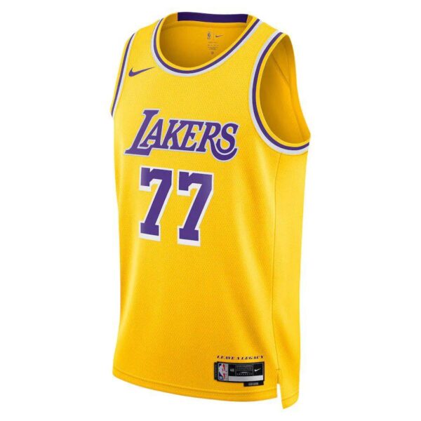 Luka Dončić - Los Angeles Lakers Icon Edition 2024 NBA Jersey - Gold - Unisex - Imagem 2