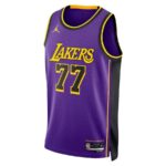 Luka Dončić - Los Angeles Lakers Statement Edition 2024 NBA Jersey - Purple - Unisex - Imagem 2
