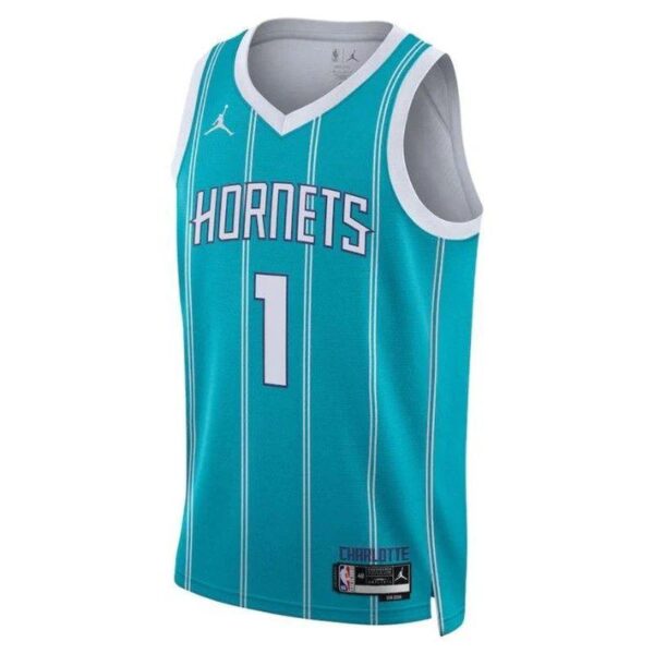 LaMelo Ball Charlotte Hornets Unisex 2023 NBA Jersey - Icon Edition - Teal - Imagem 2