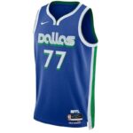 Luka Dončić - Dallas Mavericks Unisex 2023 NBA Jersey - City Edition - Blue - Imagem 2
