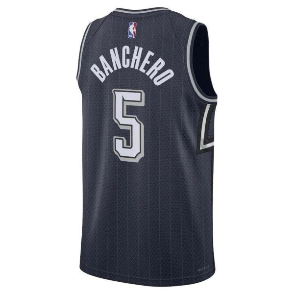 Paolo Banchero Orlando Magic Unisex 23/24 NBA Jersey - Navy - City Edition - Imagem 3