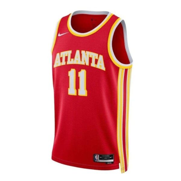 Trae Young Atlanta Hawks Unisex 2023 NBA Jersey - Icon Edition - Red - Imagem 2