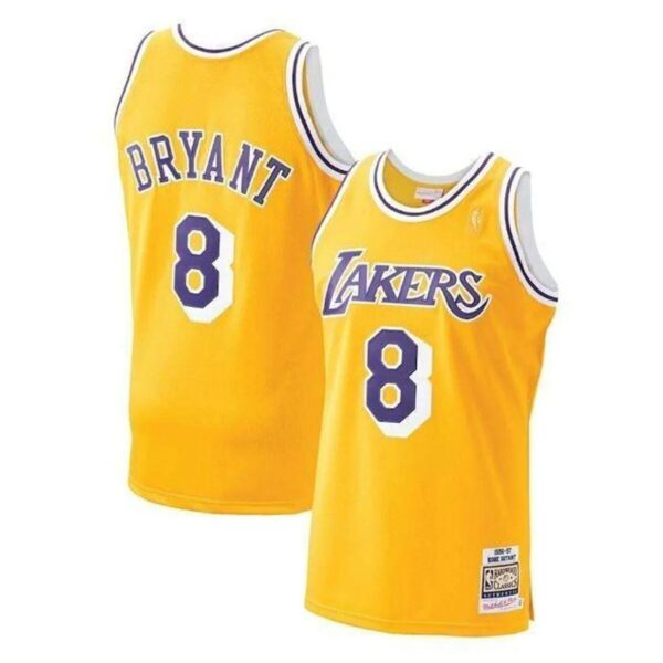 Regata Los Angeles Lakers - Mitchell & Ness NBA- yellow - Imagem 1