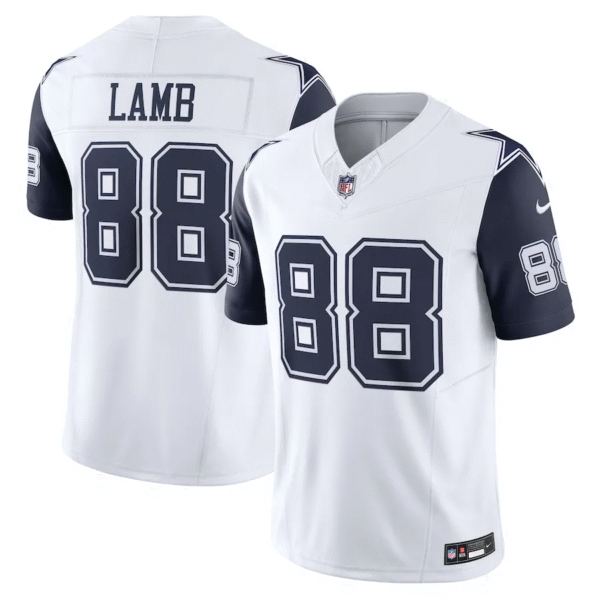 NFL Dallas Cowboys Alternate Limited Jersey Branca CeeDee Lamb 88 - Imagem 1