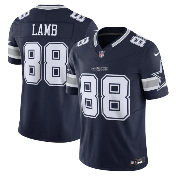 NFL Dallas Cowboys Home Limited Jersey Azul CeeDee Lamb 88 - Imagem 1