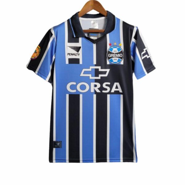 Retro Gremio Home Jersey 1998/99 Corsa Penalty - Imagem 1