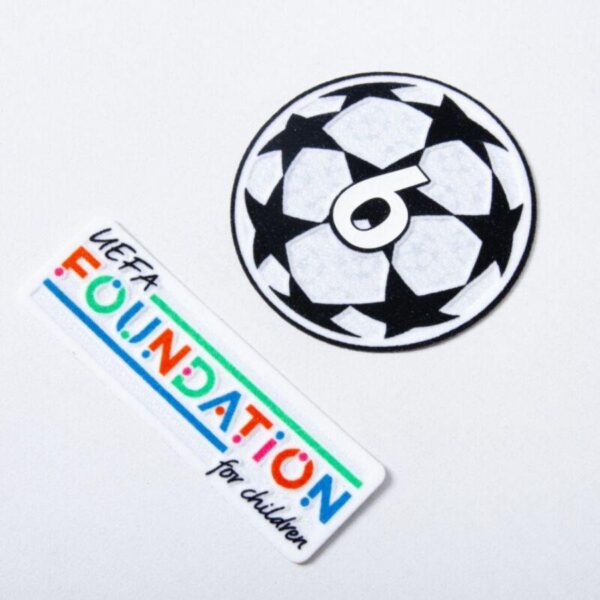 Bayern München Home Fan Jersey 2024/25 Patches UCL UEFA Foundation (Official Printing) - Imagem 5