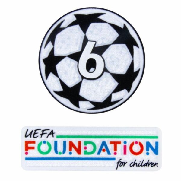 Bayern München Home Fan Jersey 2024/25 Patches UCL UEFA Foundation (Official Printing) - Imagem 6