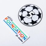 Barcelona Ronaldinho 10 Home 2024/25 Patches UCL UEFA Foundation (Official Printing) - Imagem 4