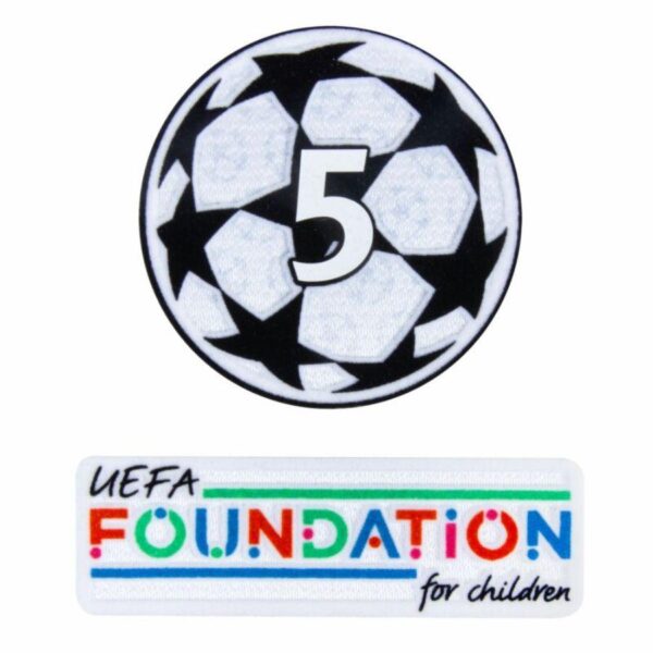 Barcelona Home Long Sleeve 2024/25 Patches UCL UEFA Foundation (Official Printing) - Imagem 4