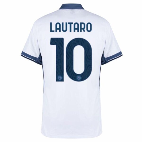 Inter Milan Lautaro 10 Away 2024/25 Patches UCL UEFA Foundation (Official Printing) - Imagem 2