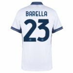 Inter Milan Barella 23 Away 2024/25 Patches UCL UEFA Foundation (Official Printing) - Imagem 2