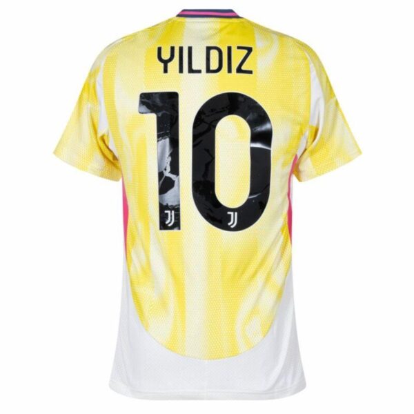 Juventus Yldiz 10 Away 2024/25 Patches UCL UEFA Foundation (Official Printing) - Imagem 2