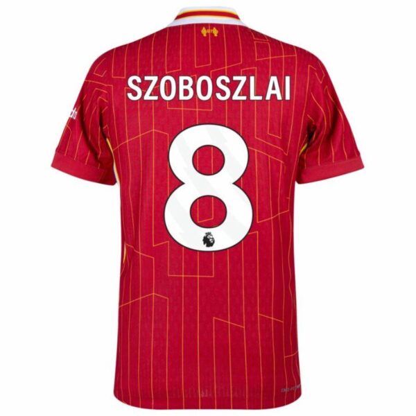 Liverpool Home 2024/25 Patches UCL UEFA Foundation (Official Printing) - Imagem 23