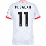 Liverpool Mohamed Salah 11 Away 2024/25 Patches UCL UEFA Foundation (Official Printing) - Imagem 2