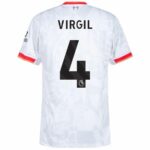 Liverpool Virgil 4 Away 2024/25 Patches UCL UEFA Foundation (Official Printing) - Imagem 2