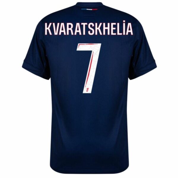 Paris Saint-Germain Fan Jersey Home 2024/25 Patches UCL UEFA Foundation (Official Printing) - Imagem 6