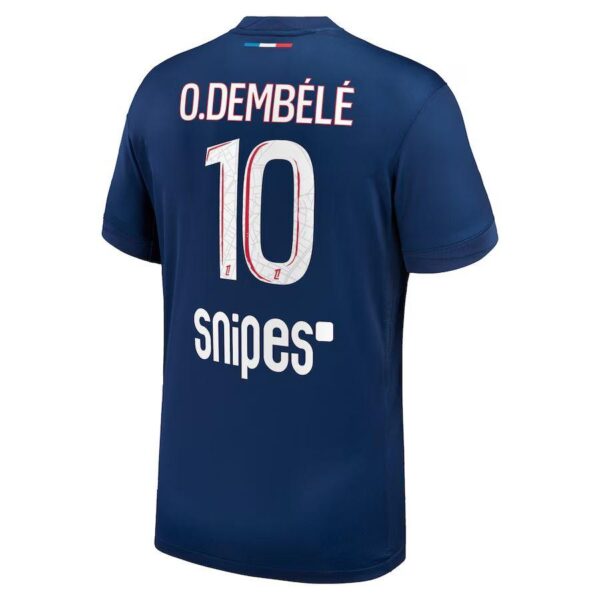 Paris Saint-Germain Fan Jersey Home 2024/25 Patches UCL UEFA Foundation (Official Printing) - Imagem 2