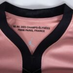 Paris Saint-Germain Barcola 29 Fan Jersey Third Jordan 2023/24 Patches UCL UEFA Foundation (Official Printing) - Imagem 4