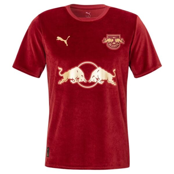RB Leipzig Fan Jersey 	Christmas Special Edition 2024/25 Patches UCL UEFA Foundation (Official Printing) - Imagem 3