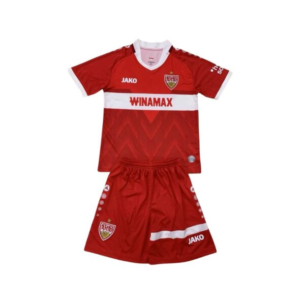 Kids Kit VfB Stuttgart Away Fan Jersey 2024/25 - Imagem 1