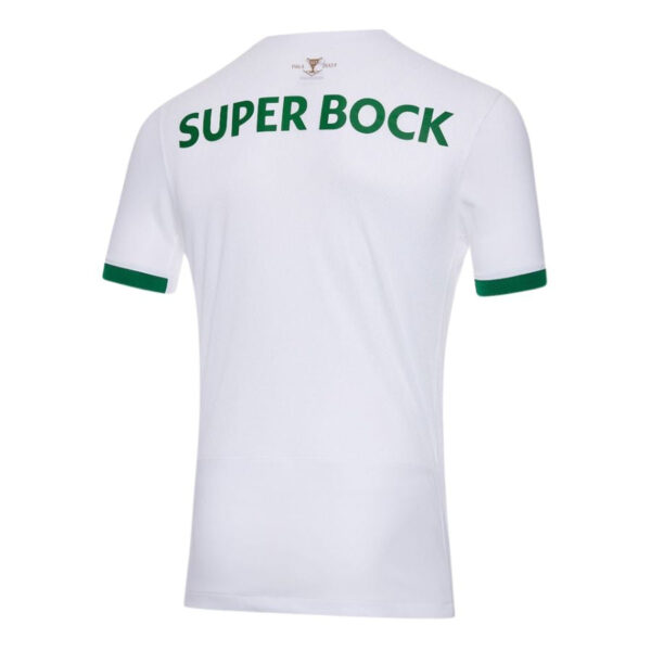 Sporting CP Fan Jersey Away 2024/25 Patches UCL UEFA Foundation (Official Printing) - Imagem 2