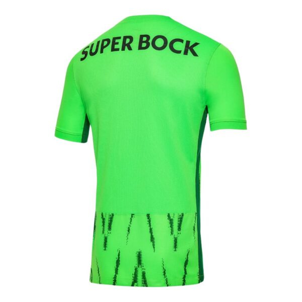 Sporting CP Fan Jersey Fourth 2024/25 Patches UCL UEFA Foundation (Official Printing) - Imagem 3