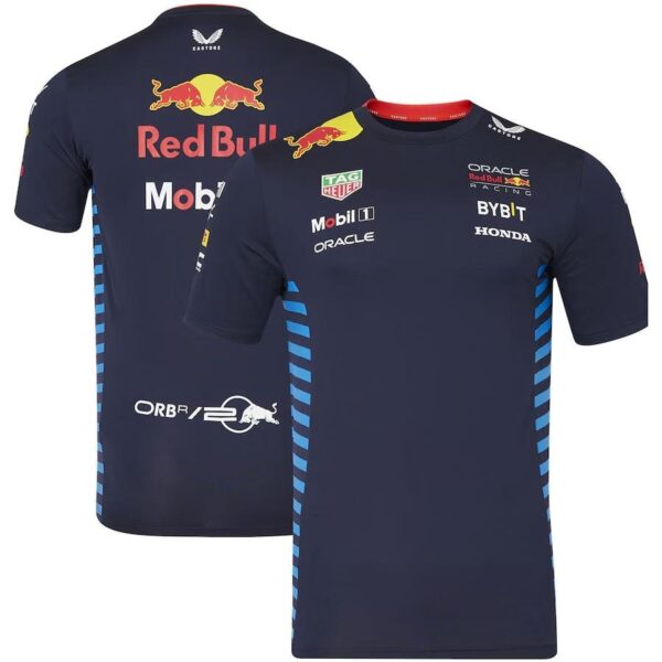 Textodoseuparagrafo-2025-04-04T204912.819 Red Bull Racing 2024 Team Set Up T-Shirt Formula 1 F1 Formula One - Imagem 1