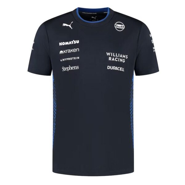Williams Racing 2025 Team Set Up T-Shirt Formula 1 F1 Formula One - Imagem 2