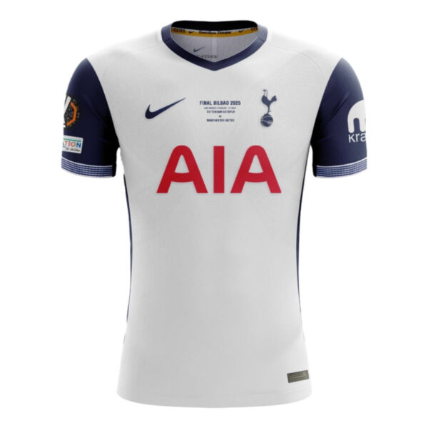 Tottenham Home Fan Jersey 2024/25 Patchs Europa League - Imagem 1