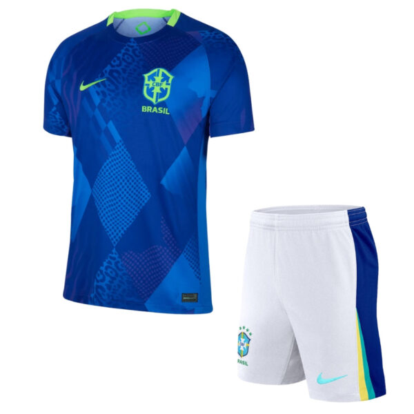 Kids Kit Brasil Away Fan Jersey 2025/26 - Imagem 1