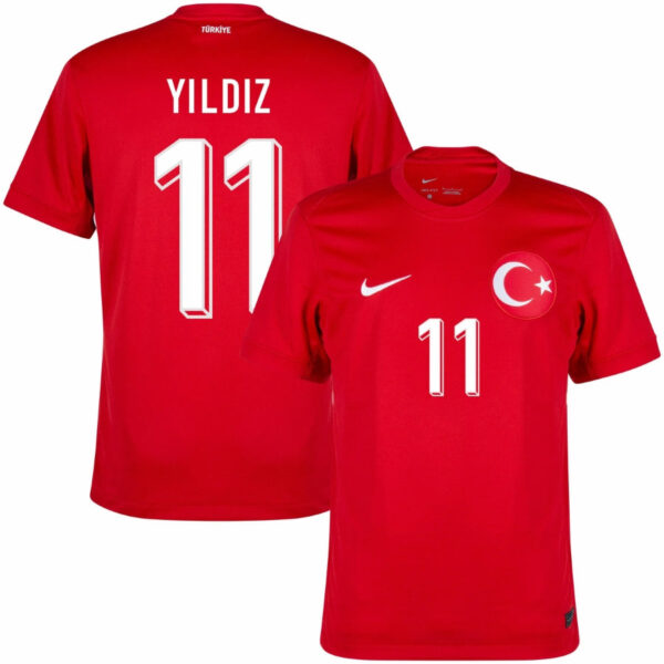 Turkey Yildiz 11 Away Fan Jersey 2025/26 - Imagem 1